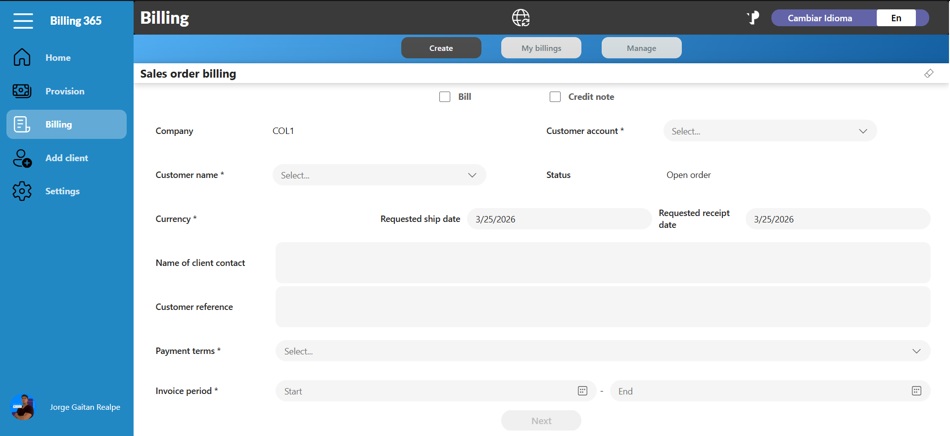 Facturación App