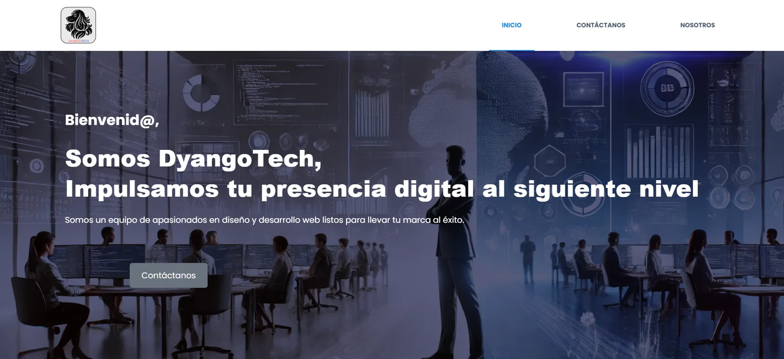 Web de agencia de tecnología